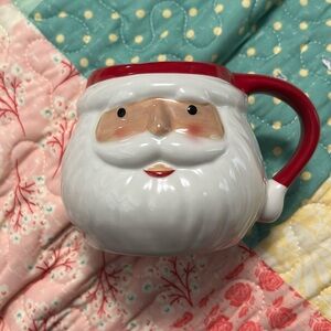 Santa Claus Face Figural Mug Target Wondershop Christmas 2024